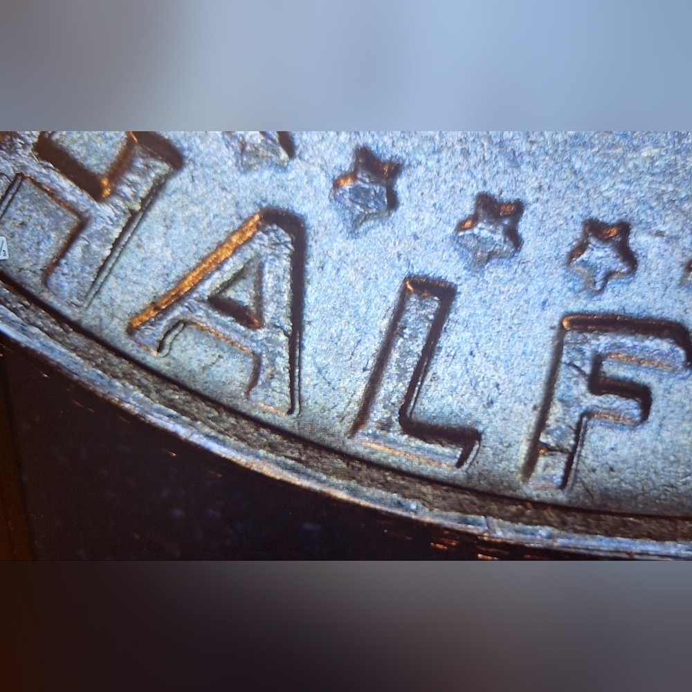 1977 Kennedy Half Dollar DD error Coin - Picture 5 of 5